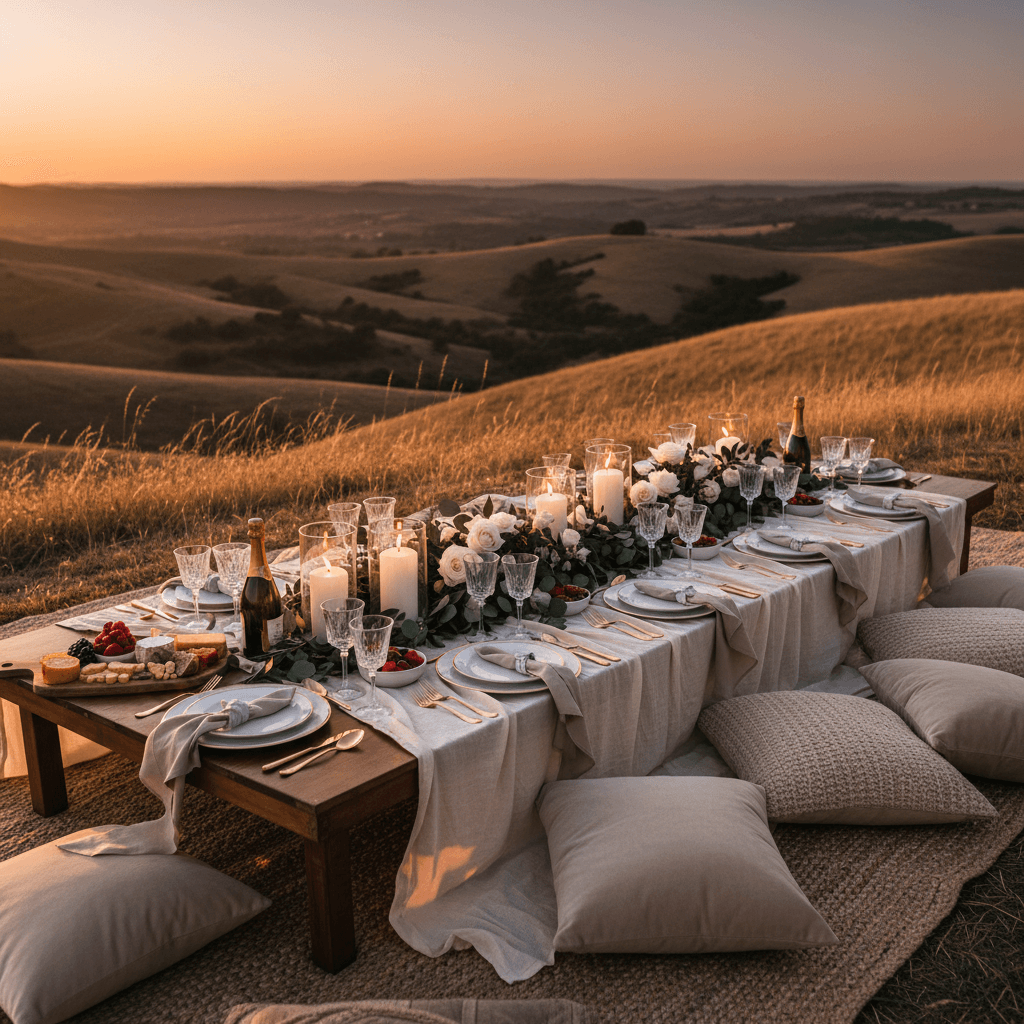Luxurious picnic experience